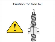Caution for free fall