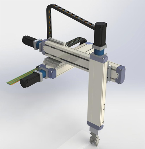linear guideway used in Cartesian robots linear guideway used in Cartesian robots
