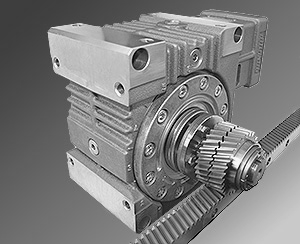 In a split pinion design,one pinion drives the system and the other pinion is preloaded. In a split pinion design,one pinion drives the system and the other pinion is preloaded.