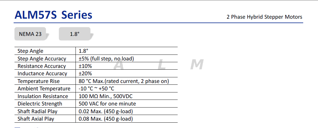 stepper motor NEMA23