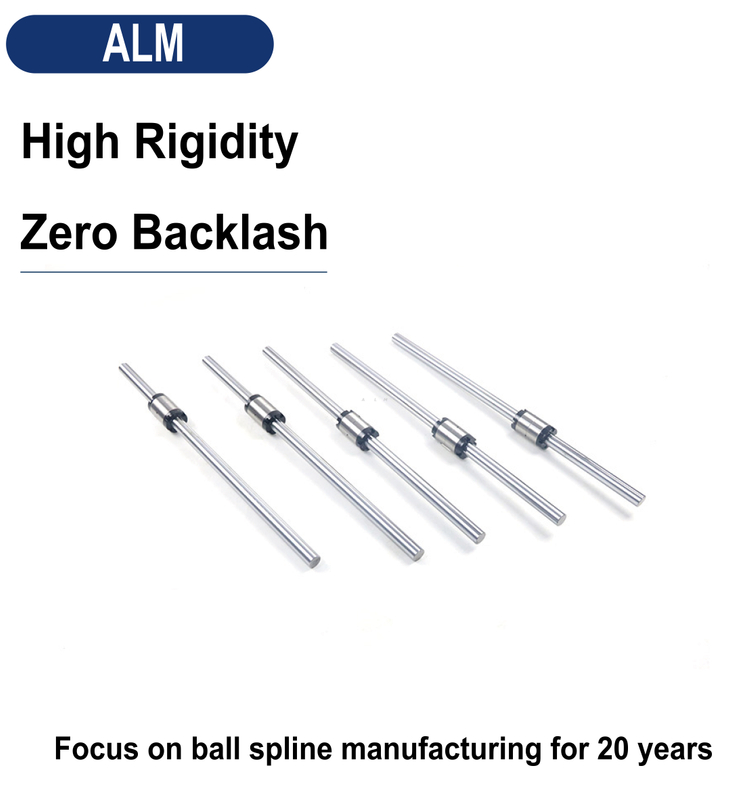 High Sensitivity Spline Shaft SLT006 SLT008 SLT010 SLT013 Ball Spline from China manufacturer ALM