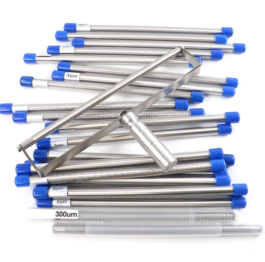 Stainless Steel Diameter 10mm Extrusion Type Mayer Bars Metering Rods