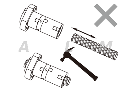 ball screw disassemble