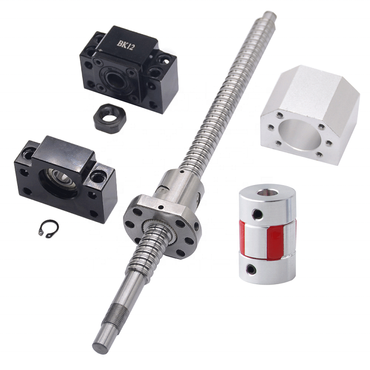 For CNC SFU1604-820mm Ball Screw RM1604 End Machine With Single Flange Ballnut 