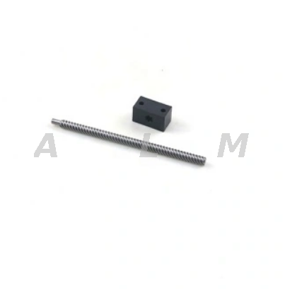 Pitch 0.75mm T4x0.75 Trapezoidal Lead Screw And Nut Assembly