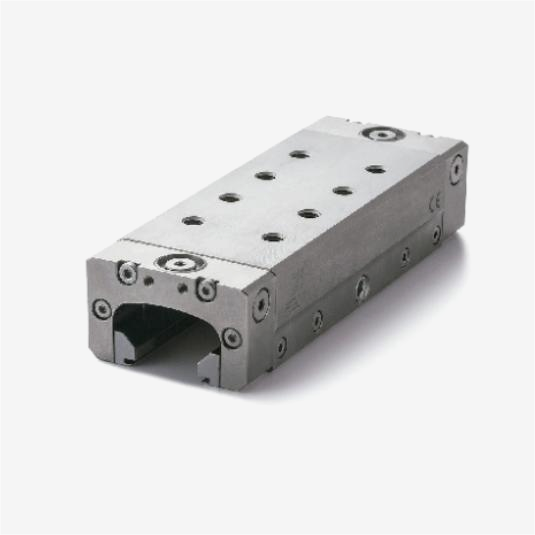 Hydraulic linear guide clamp