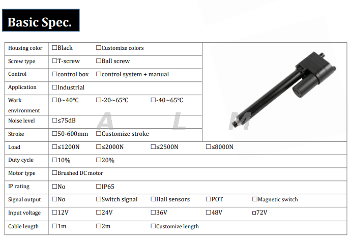 linear actuator basic