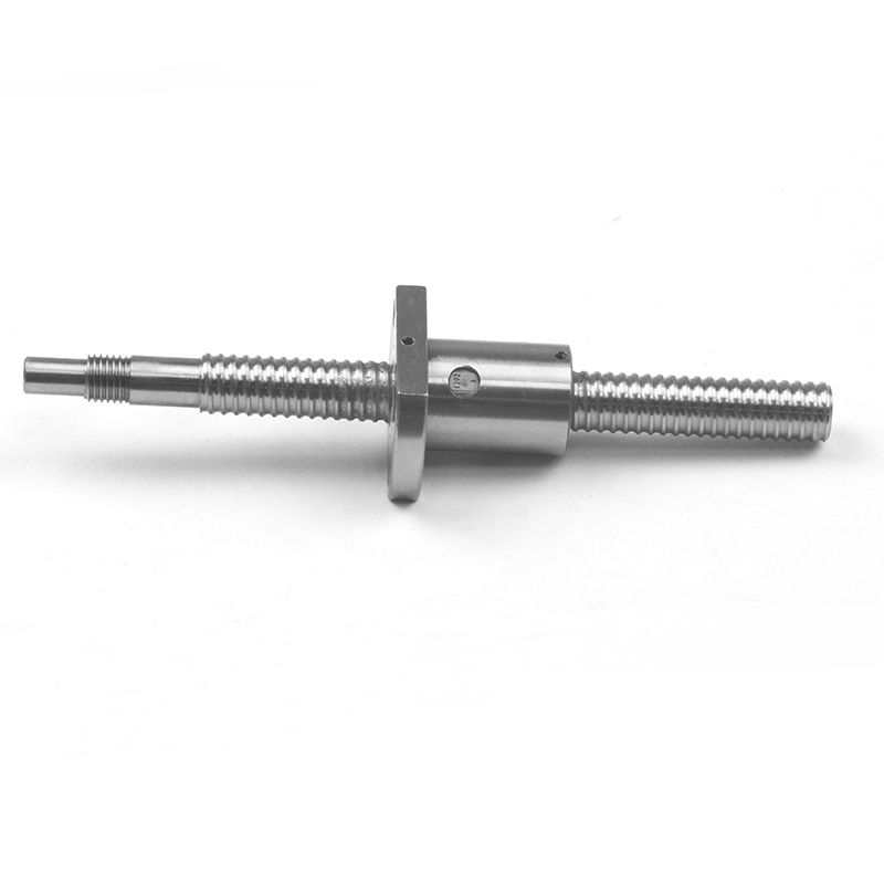 Diameter 10mm pitch 2mm flanged ballnut ball screw