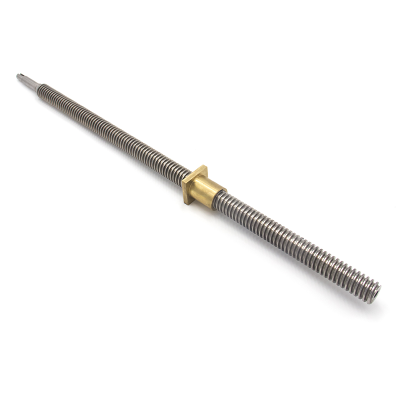 Tr14x2 diameter 14mm pitch 2mm brass nut lead screw (2)