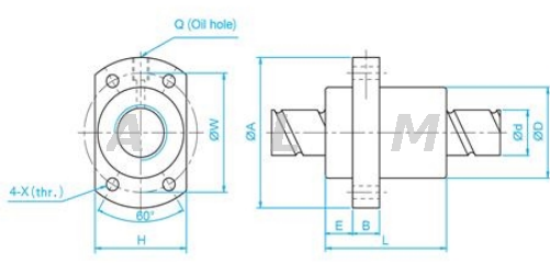 SFY series ball screw