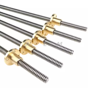 Diameter 18mm Lead 4mm Tr18x4 Trapezoidal Lead Screw 