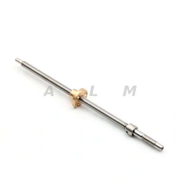 Diameter 6mm Lead 1mm Triangular Thread M6x1 Lead Screw 