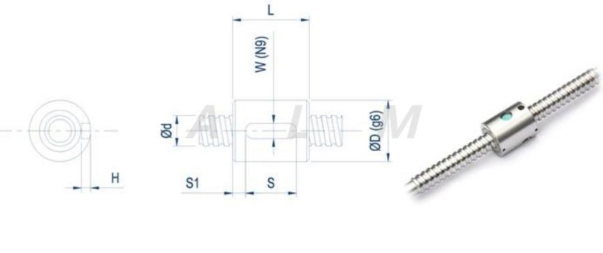 ASC miniature ball screw
