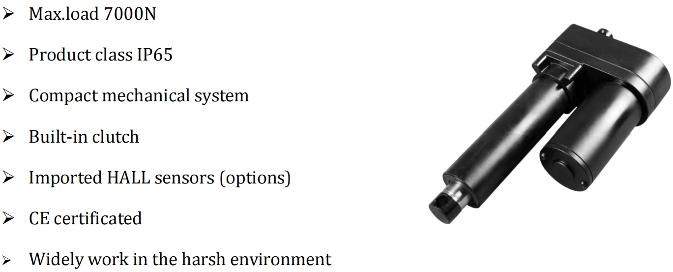 ALM606A linear actuator features