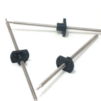 4mm Diameter Pitch 1mm T4x4 Trapezoidal Thread Lead Screw