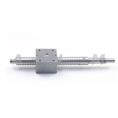 Custom Diameter 10mm Pitch 3mm 1003 Preload Ball Screw with Square Nut 