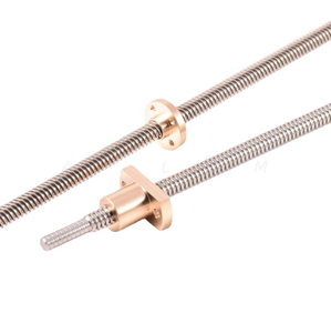 Diameter 8mm Tr8x24 Pitch 4mm Lead Screw Spindle with Custom Bronze Nut