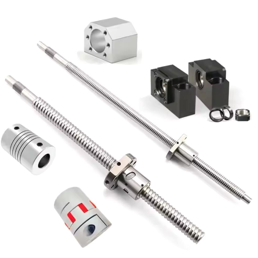 Factory Price rolled C7 SFU1610 sfu2504 300mm 500mm 600mm 800mm Custom cnc lathe Ball screw