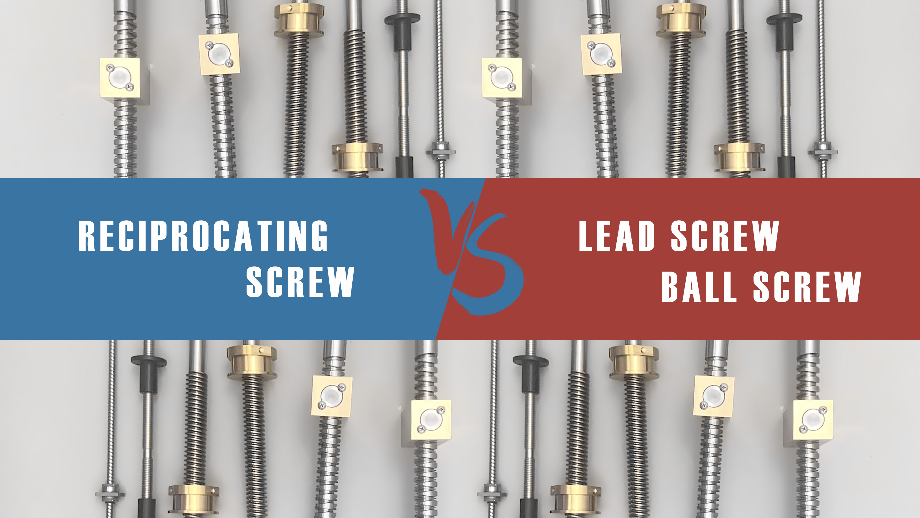 What’s The Difference between Reciprocating Screw And Lead Screw?