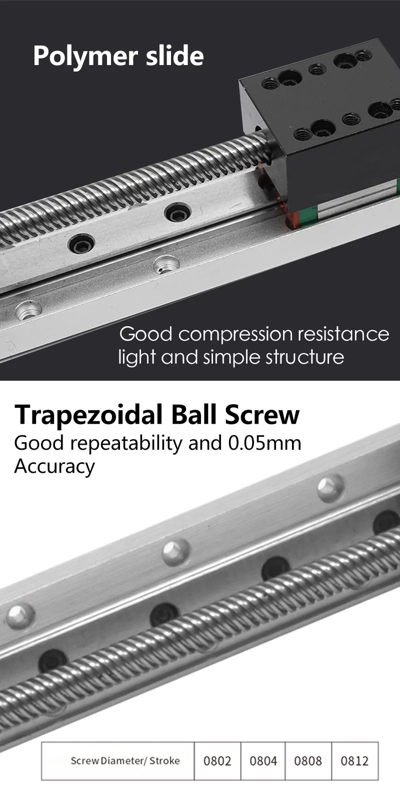 lead screw linear slide