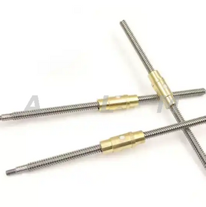 T5 Precision 5mm Stainless Steel Pitch 1mm T5x4 Trapezoidal Lead Screw