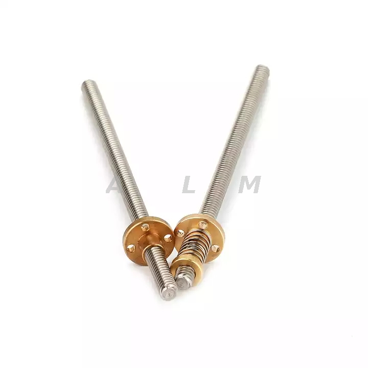 High Speed Pitch 3mm Trapezoidal Tr16x3 Lead Screw 