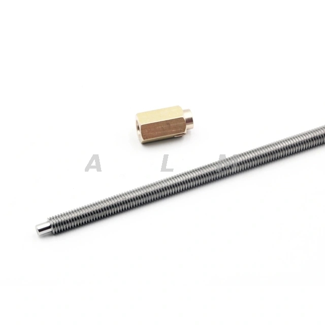 Diameter 8mm Lead 1.5mm M8x1.5 Metric Thread Lead Screw