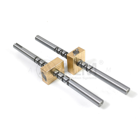 Customized ASTM1045 Chrome Plating Self-Reversing Spindle Screw with Black Coating Nut