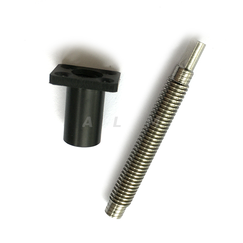 Custom precision lead screw Tr6x1 Tr6x2 for medical machine