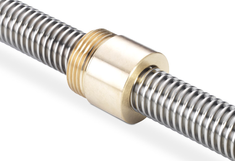 Lead screw nuts made of bronze
