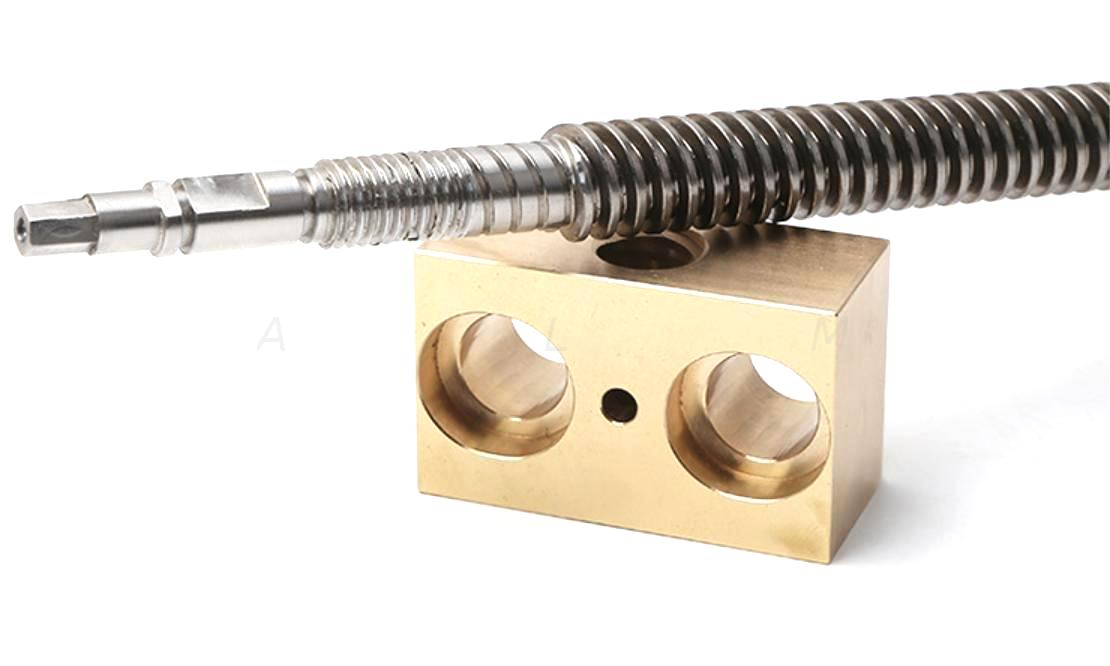 Diameter 9.525mm Lead 9.525mm Tr9.525x9.525 Lead Screws with Square Nut