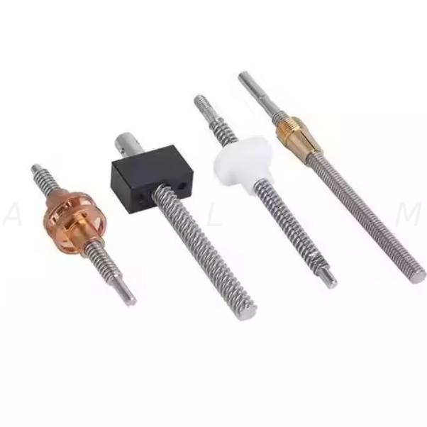 Custom 3.5x2 Pitch 1mm High Lead Accuracy Trapezoidal Lead Screw & Nut ...