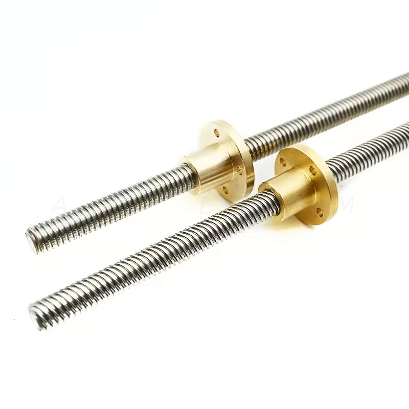 Stainless Steel Tr6x9.76 Tr6x12 Trapezoidal Lead Screw from China
