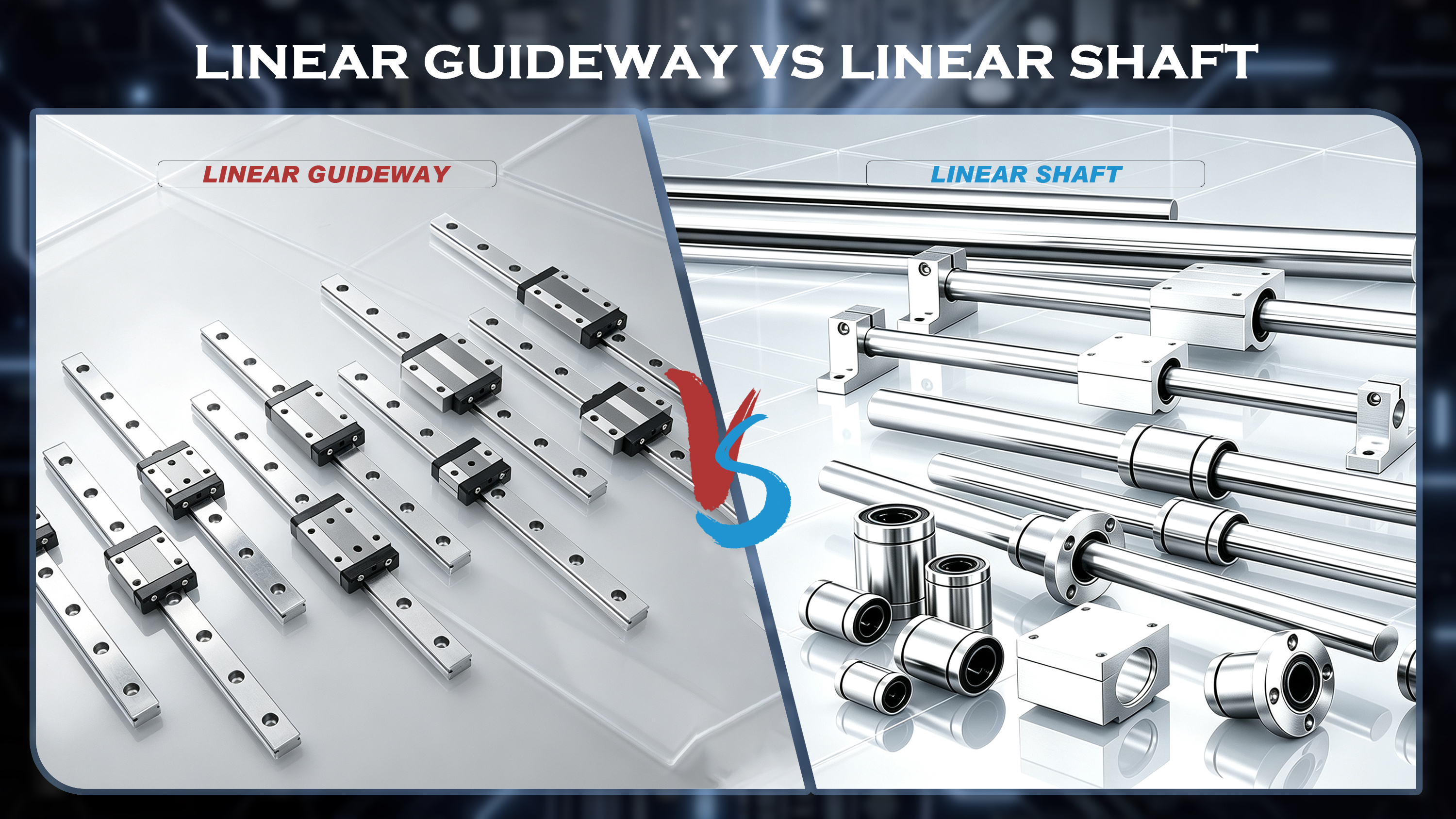 What Are The Differences between Linear Guide And Linear Shaft?