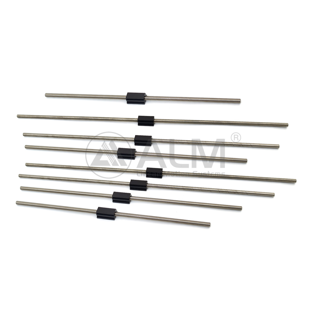 Diameter 4.76mm Rolled High Smooth T4.76&times;5.08 Trapezoidal Lead Screws