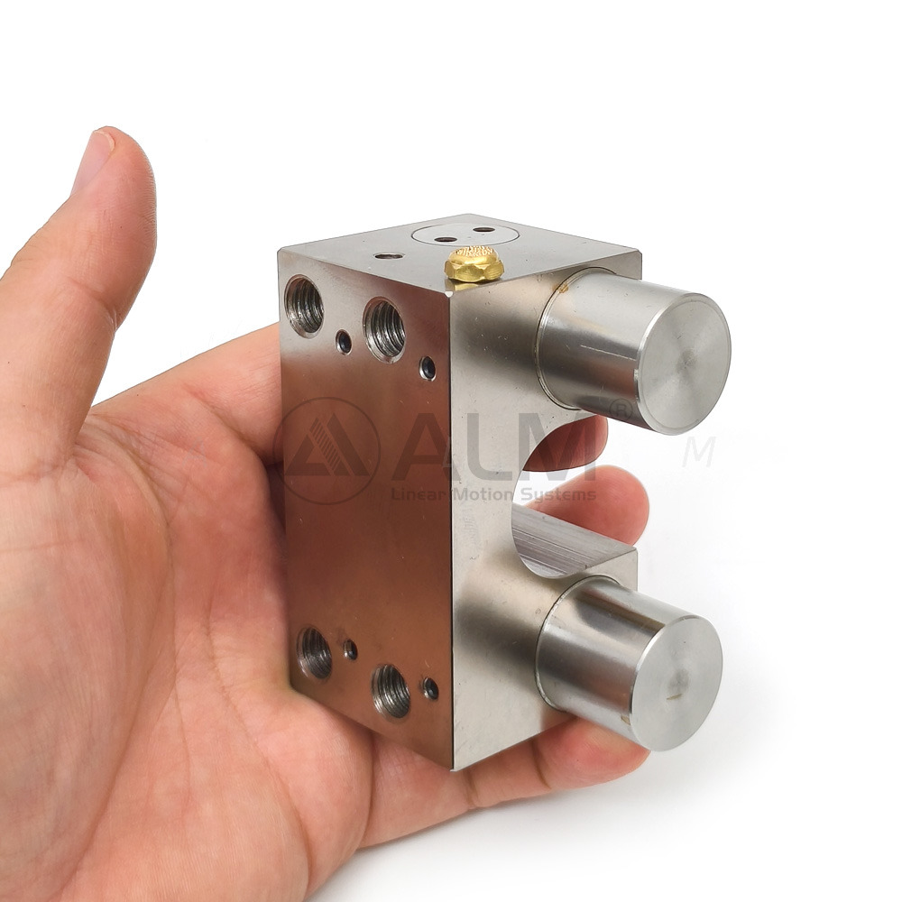 Industrial 25mm Linear Shaft NC Clamp YKS25 Alternative Pneumatic Clamping Element for Zimmer MKRS2500A