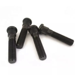 Carbon Steel Black Zinc Heavy Duty Wheel Hub Bolts 