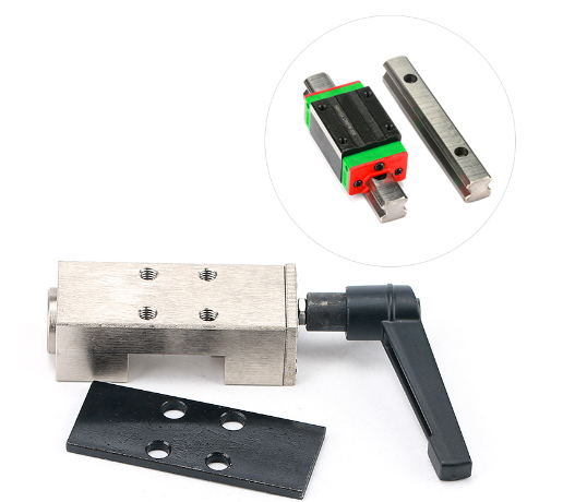  What are the characteristics of the linear guide clamp?
