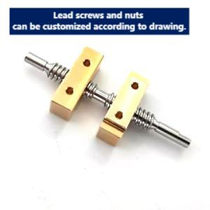 Diameter 5mm Twin Lead Tr5 Custom Trapezoidal Screw & Nut
