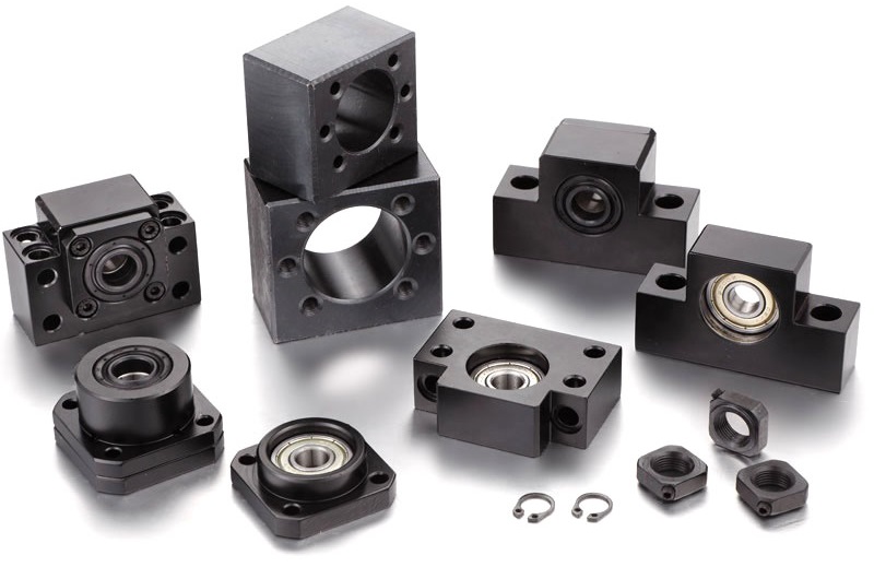 What are the functions and advantages of ball screw end support?