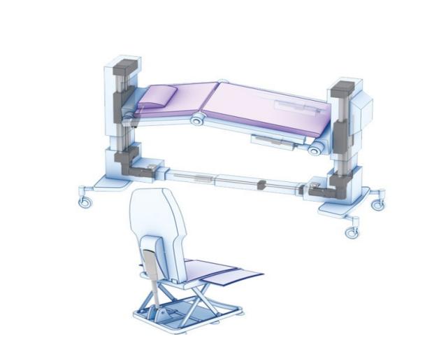 Plastic nut lead screw for Patient Handling