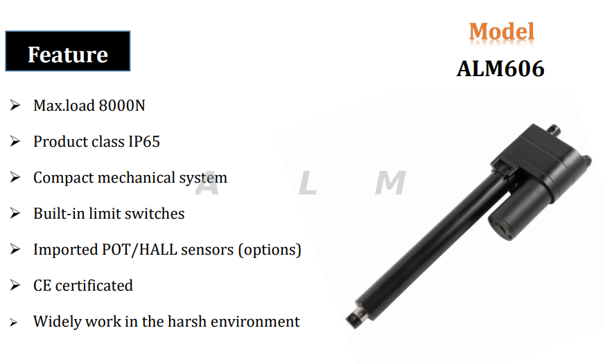 CE certificated linear actuator