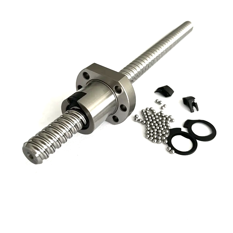cnc parts SFU1605 set machined flange nut housing dsg16h BKBFEKEFFKFF12 end support coupling rolled ball screw